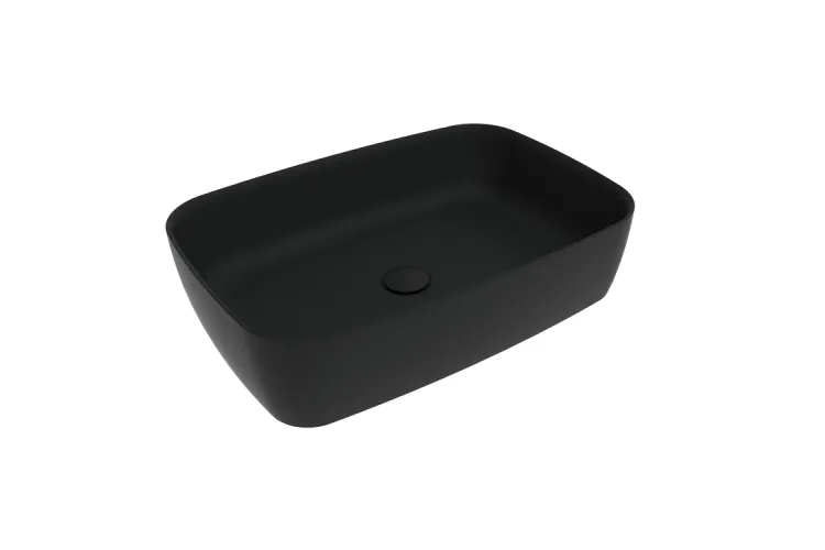 PLAY 62 Умивальник на стільницю 62х42 Carbone (PY62ACAR) image 1