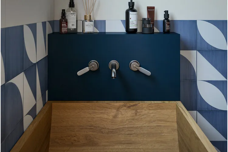 M8RJ CROGIOLO SCENARIO BLU DECORO MIX MATT 20х20 (плитка для підлоги і стін) зображення 3