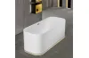 FINION Ванна кварил з Led-підсвіткою Duo Freestanding 1700x700 Led DesignRing Water inlet (UBQ177FIN7N100V101)  Chrome image 1