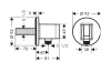 Шлангове під'єднання Fixfit Porter Round з тримачем, Stainless Steel Optic (36733800) зображення 2