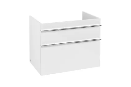 VENTICELLO Тумба під умивальник 753x590x502 Glossy White, ручки хром  (A92501DH)