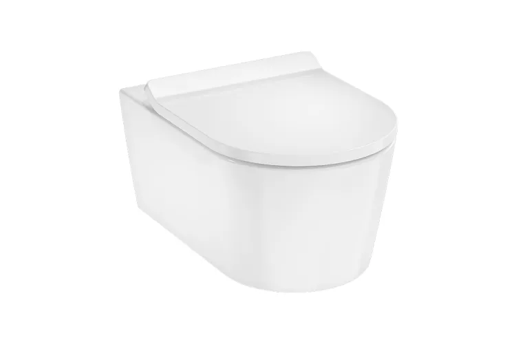 Унітаз підвісний EluPura S AquaHelix Flush, HygieneEffect, із сидінням SoftClose and QuickRelease Slim (62025450) зображення 1