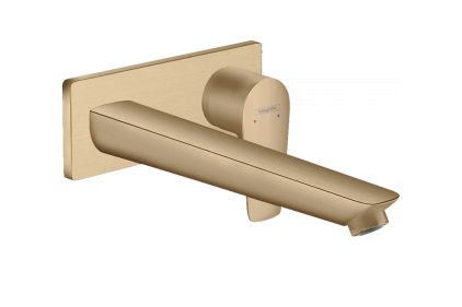 Змішувач Talis E для умивальника зі стіни прихованого монтажу 225 мм, Brushed Bronze (71734140)