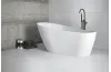 Ванна акрилова MELODY вільностояча 170х80 з сифоном клік-клак з переливом білий зображення 3
