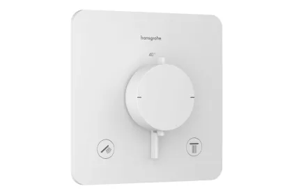 Термостат прихованого монтажу Ecostat Comfort Q на 2 функції, Matt White (33713700)