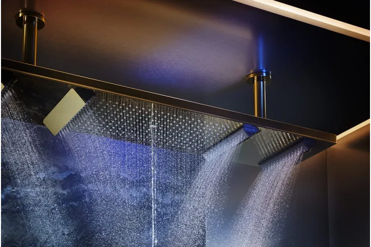 Верхній душ Axor ShowerHeaven 1200х300 4jet без підсвітки, Polished Gold Optic (10637990) image 6