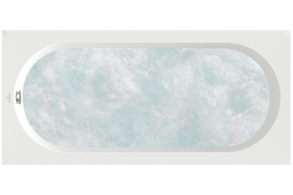 OBERON Ванна 1600x750 кварил з ніжками + Combipools (UCC160OBE2A1V01)