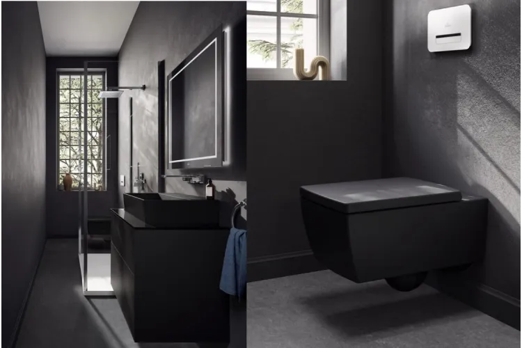 MEMENTO 2.0 Унітаз підвісний  375x560 мм Pure Black Ceramic Plus (4633R0R7)  зображення 6