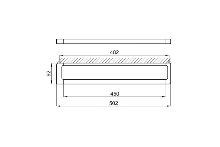 LOUNGE, Рушникотримач 50 см, gold (100238454)  зображення 5