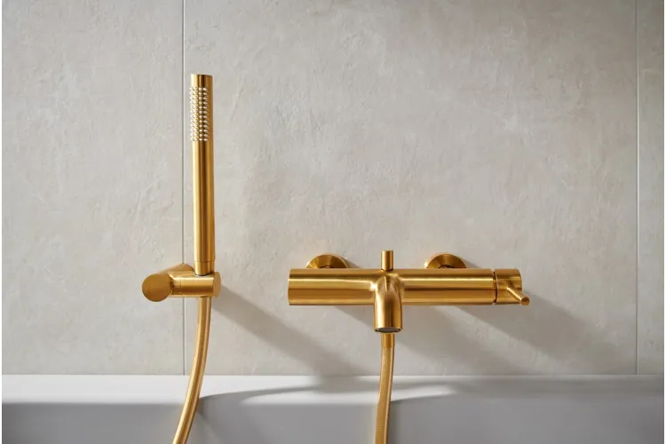 Змішувач для ванни з душ. комплектом MOZA gold 5034-520-31 зображення 3
