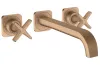 Змішувач Axor Citterio E 220 для умивальника зі стіни на 3 отвори, Brushed Bronze 36107140 image 1