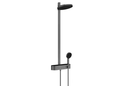 Душова система Pulsify Showerpipe 260 2jet 400 EcoSmart, Brushed Black Chrome (24241340)