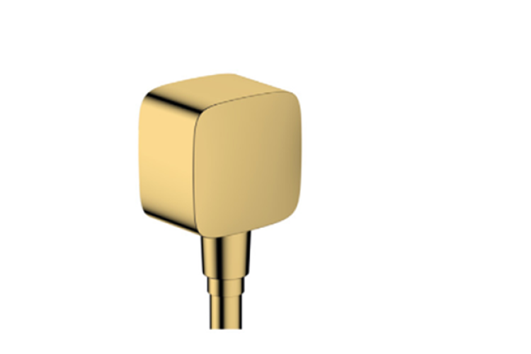 Шлангове під'єднання FixFit E зі зворотнім клапаном Polished Gold Optic (26457990) image 1