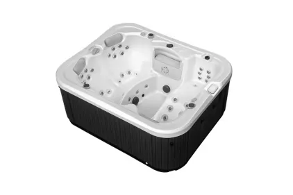 Спа-басейн NEON Gypsum/Chocolate 206х169х82 h (сходи,підіймач-кришка)