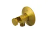 LIGNAGE, Настінний тримач для ручного душу, з підведенням води, brushed gold (100299401) зображення 1