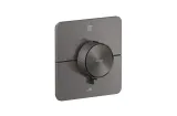 Термостат прихованого монтажу ShowerSelect ID Softsquare на 2 функції, Brushed Black Chrome (36754340)