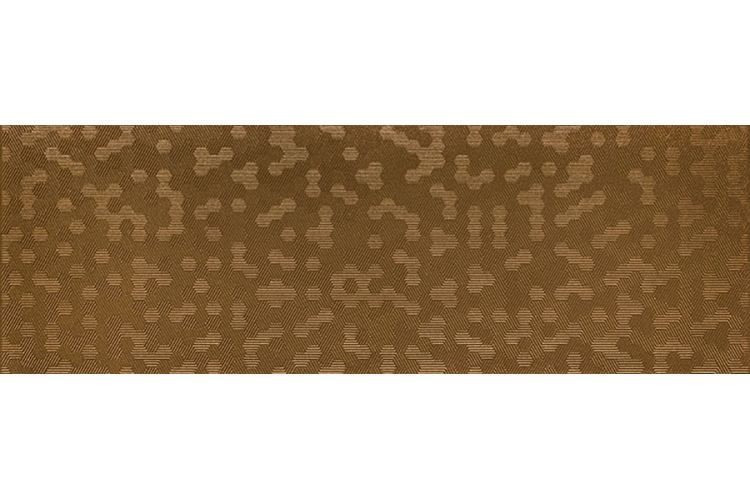 SHINY LINES COPPER STRUKTURA REKT. 29.8х89.8 декор (плитка настінна) зображення 1