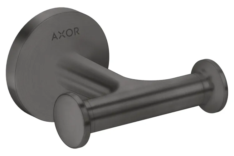 Гачок подвійний 8.3 х2.3 x 8.2 см Axor Universal Circular, Brushed Black Chrome (42812340) image 1