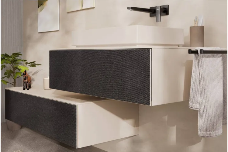 Умивальник Xuniva Evo E накладний без переливу 650х400 мм, Sand Matt Beige (60326780) зображення 2