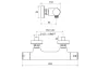 Змішувач термостатичний для душу настінний TE 032.00/150 мм  X070034 зображення 2
