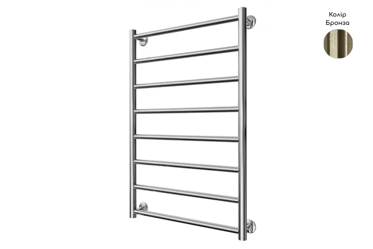 Рушникосушка INOX Флет 770х530/500 бронза зображення 1