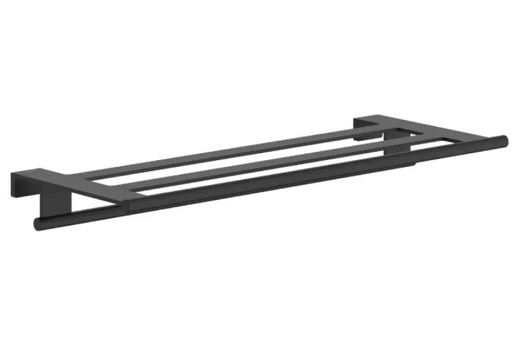 AddStoris S Поличка для рушників із тримачем 66.1x26.2 см, Matt Black (41781670) image 1