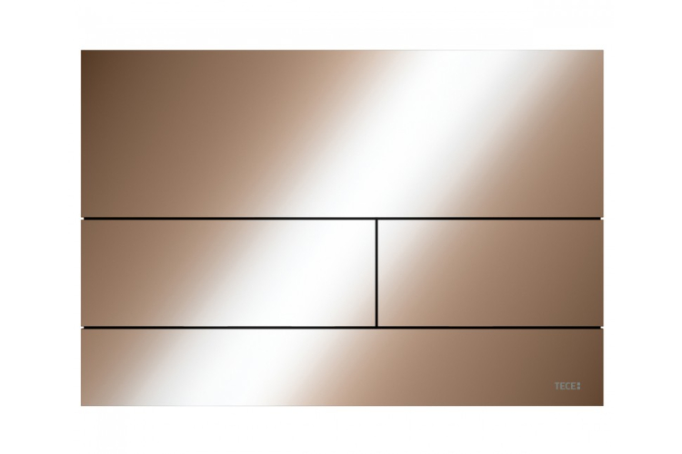 Панель змиву TECEsquare II Metal. PVD, червоне золото поліроване (9240841) зображення 1