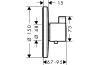 Термостат прихованого монтажу Ecostat S Highﬂow (15756000) image 2