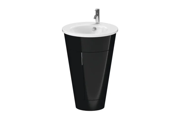 STARCK 1 Тумба під умивальник підлогова 56х82,5 Black High Gloss (S1952004040)  зображення 1