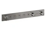 Термостат для 5-х споживачів AXOR Select прихований монтаж Polished Black Chrome 18358330
