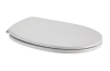 O.NOVO Сидіння на унітаз біле з металевими кріпленнями  Chrome (88246101)  image 1