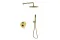 Душова система DECCO II / ILLUSION II (брашоване золото)