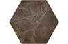 G-7254 OZONE BROWN DECOR HEXAGON 10MM 25x29 (плитка для підлоги і стін) image 1