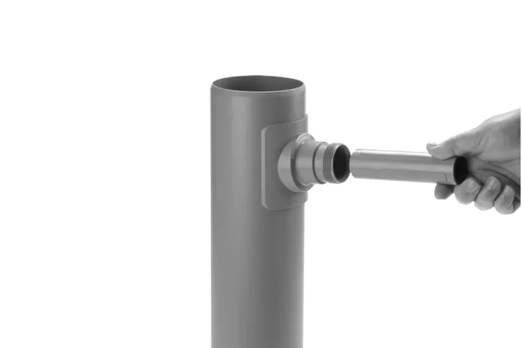 Муфта вертикальна для каналізаційних труб 110/50 мм BOSSCONN110-50-GR image 2