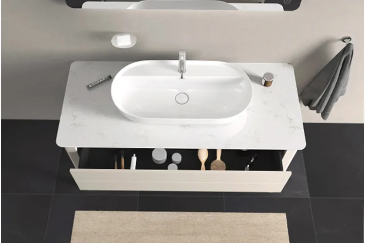 LUV Консольна підлогова тумба 133,8x57 см, Nordic White Satin Matt (LU956103939)  зображення 3