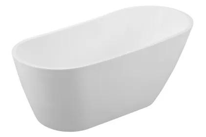 Ванна акрилова вільностояча MELODY 170х80 з сифоном з переливом золото