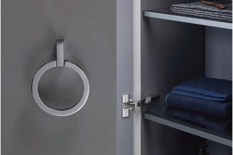 WHITE TULIP Шафа для ванної ліва 40х88 см White High Gloss Lacquer, ручка хром (WT1323L8585)  зображення 4