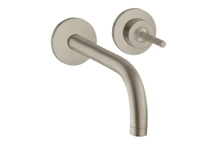 Змішувач Axor Uno для умивальника зі стіни 225 мм , Brushed Nickel 38116820 зображення 1