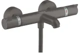 Змішувач з термостатом для ванни Ecostat Comfort, Brushed Black Chrome (13114340)
