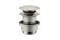 Донний клапан для умивальників з переливом AXOR push-open, Stainless Steel Optic (51300800)