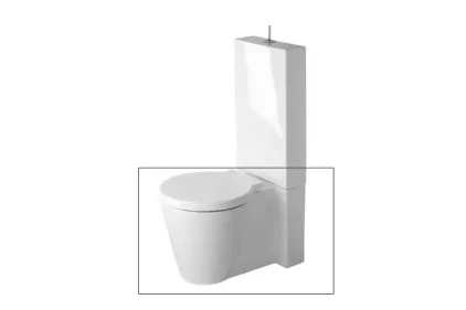 STARCK 1 Унітаз 41.5х64 см з кріпленням (0233090064)