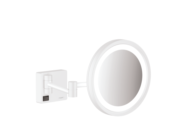AddStoris Дзеркало для гоління з LED освітленням, білий матовий (41790700) image 1
