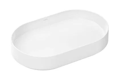 Умивальник Xuniva Evo U накладний без переливу, 650/400 мм White (60325450)