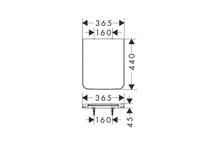 Сидіння на унітаз EluPura Q з функцією SoftClosing top fix, металеві петлі, White (60150450) image 5
