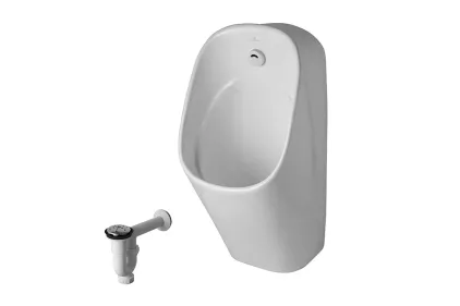 ACRO COMPACT, Пісуар підвісний з сенсорним зливом, white (100345412)