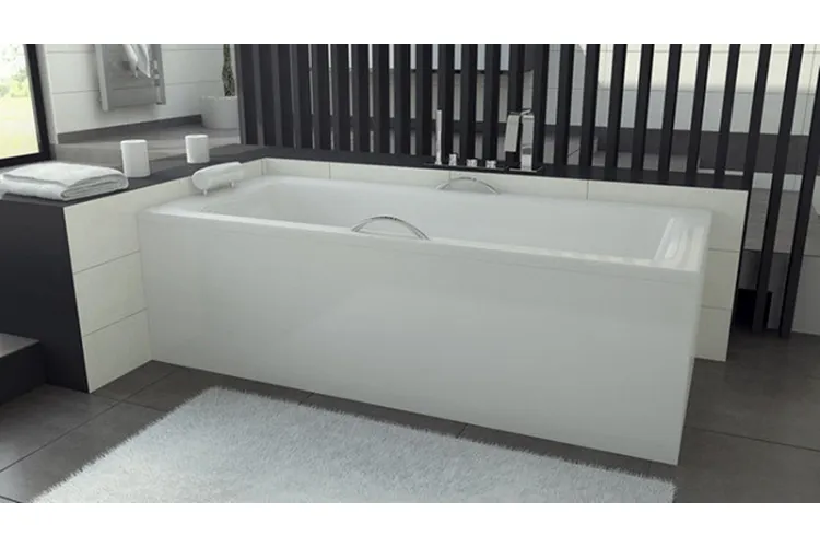 Ванна акрилова TALIA 170х75 Premium (підголовник+ручки) без ніг / без обудови image 2
