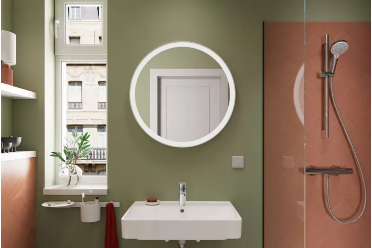 Xarita Lite S кругле дзеркало із LED підсвіткою по периметру 700/30 Matt White (54966700) зображення 6