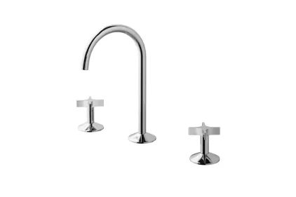 LIGNAGE CROSS, Змішувач для умивальника на 3 отвори, chrome (100311383)