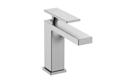 Змішувач Tecturis E 110 CoolStart для умивальника, Stainless Steel Optic (73014800)