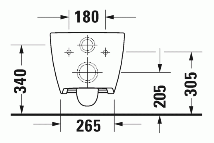 VIU Унітаз підвісний Rimless 57х37 см з кріпленням (2511092000) HygieneGlaze зображення 4